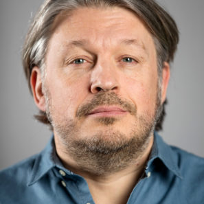 Image of Richard Herring looking directly into the camera