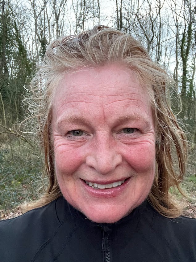 Selfie of Hetti during a run